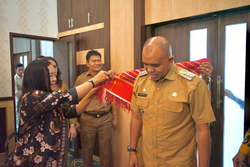 Pj Bupati Langkat Terima Audensi Majelis GBKP Klasis Kuala Langkat 