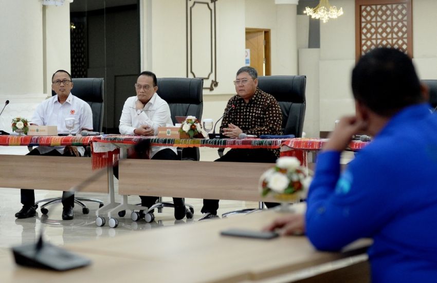 PB PON XXI Aceh-Sumut, Bersama Kominfo dan KONI Bahas Kesiapan Media Center