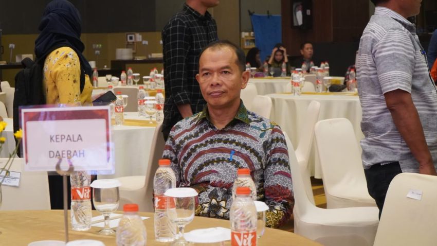 Mewakili Pj. Bupati Langkat, Sekda Langkat Amril Hadiri Peluncuran Tahapan Pilgub dan Wagub Sumut 