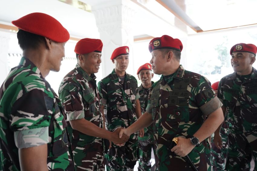 Korps Baret Merah Berkumpul, Rayakan Tasyakuran di Kodam Brawijaya