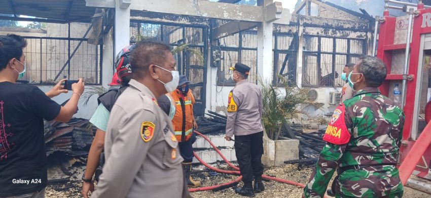 Ungkap Penyebab Kebakaran Kantor UPT Perbenihan, Polresta Kupang Kota Periksa Saksi dan Datangkan Tim Labfor Polri