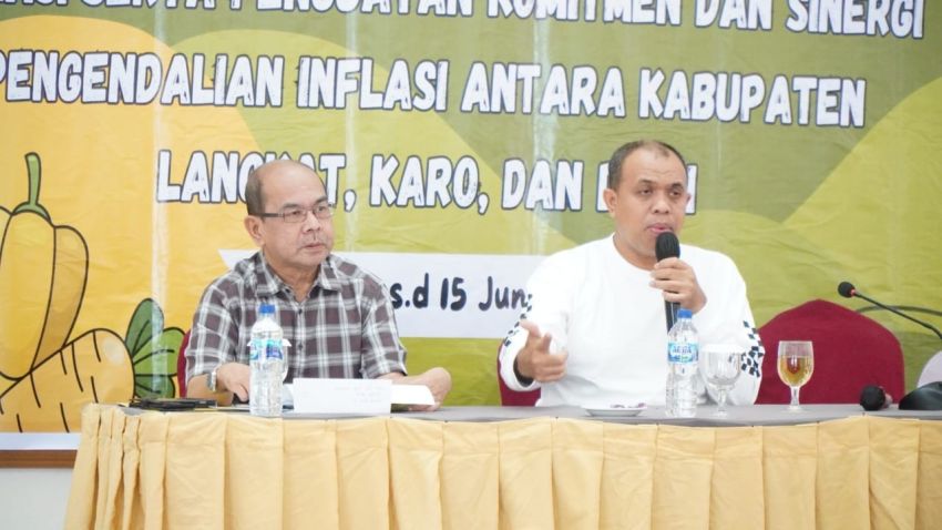 Buka High Level Meeting, Pj Bupati Langkat Komitmen Kendalikan Inflasi Melalui Kerjasama Antar Daerah Brastagi