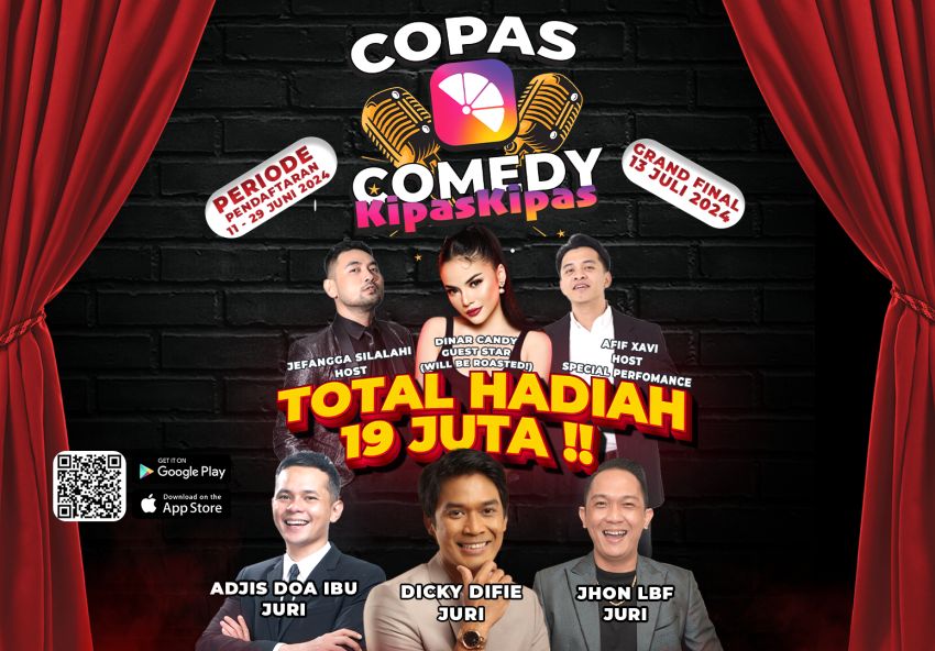 Ikut Kompetisi StandUp Comedy KipasKipas (COPAS) Sekarang