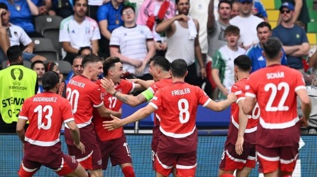 Hasil Euro 2024: Swiss Melaju ke Perempat Final Usai Permalukan Italia di Olympiastadion
