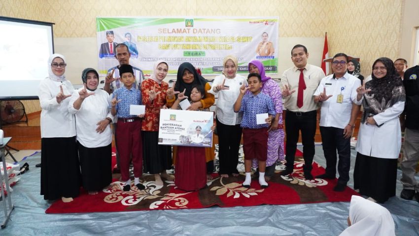 Dinas Sosial Kabupaten Langkat Luncurkan "Datuk Seri Langkat" dan Pelatihan Anyaman Lidi Disabilitas