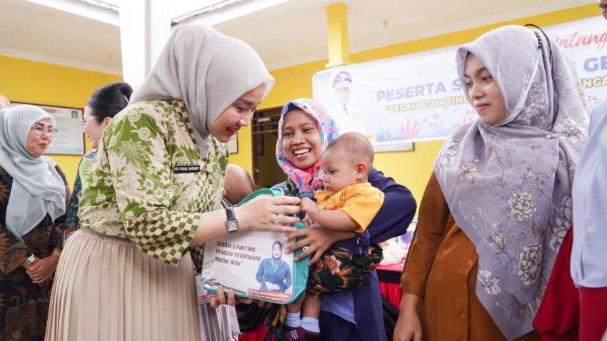 Pj Ketua TP. PKK Langkat hadiri Sosialisasi "GEMARIKAN" di Batang Serangan Sebagai Upaya Penurunan Stunting