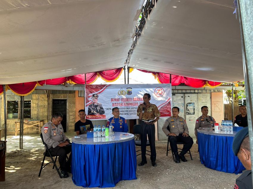 Direktur Polairud Polda NTT Dengarkan Keluhan Petani dan Nelayan di Kupang Barat