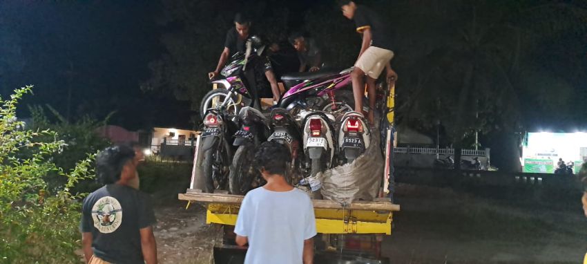 Polisi di Sumba Timur Temukan Sejumlah Sepeda Motor dari Bali Tanpa Dokumen Resmi