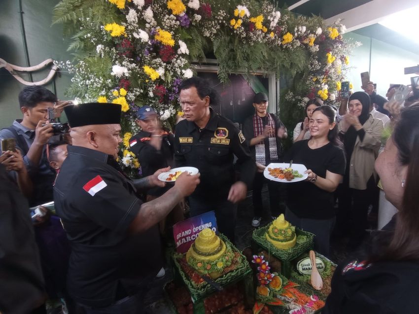 Resmikan Mabes GRIB Jaya Sumut dan Marcopolo Entertainment, Ini Pesan Ketum Hercules