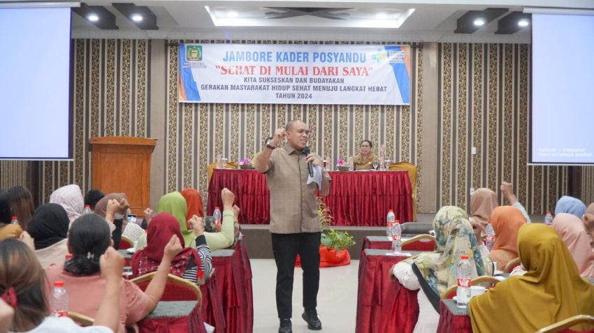 Masuk 5 Besar Kabupaten Tercepat Pelaporan Intervensi Stunting, Pj Bupati Langkat Faisal Hasrimy Apresiasi Kader Posyandu