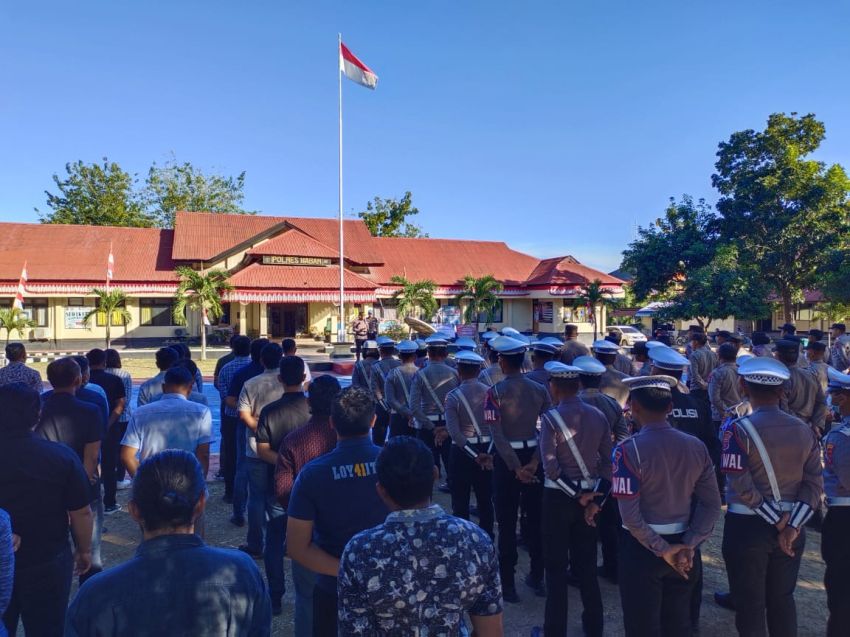 Awali Tugas, Kapolres Manggarai Barat Ingatkan Anggota Tidak Terlibat Judol dan Pinjol