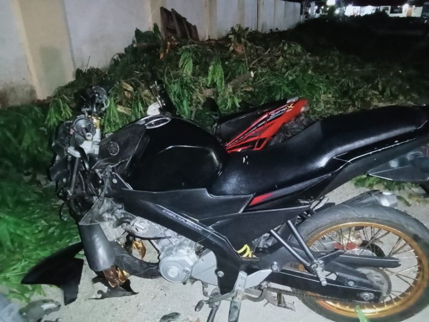 Supra Tabrak Vixion, Tiga Pengendara dan Penumpang Sepeda Motor Luka Berat