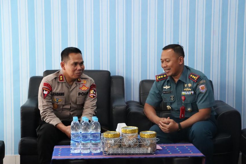 Kapolres Manggarai Barat Perkuat Sinergitas dengan TNI