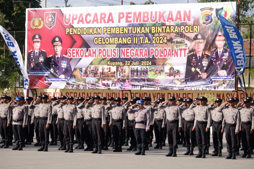 Lima Bulan Kedepan 238 Siswa Jalani Pendidikan di SPN Polda NTT