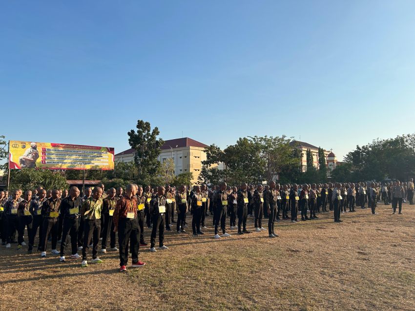 SPN Polda NTT Sambut 238 Siswa Bintara Polri Gelombang II TA 2024