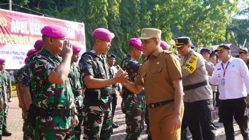 Pj. Bupati Langkat Pimpin Apel Gelar Pasukan Operasi Patuh Toba 2024