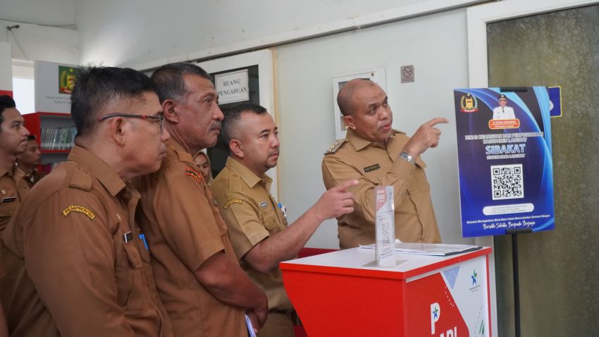 Pj. Bupati Langkat Faisal Hasrimy lakukan Monitoring Pelayanan Publik, Targetkan Kategori Nasional