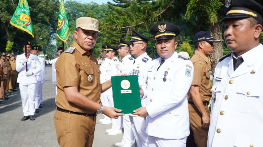 Pj. Bupati Langkat beri Penghargaan Untuk Kecamatan dan Kelurahan Terbaik 2024, Serta Atlet Pelajar Berprestasi