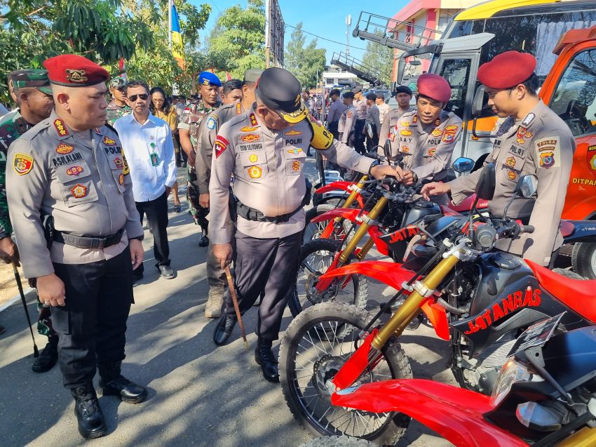 6.014 Personil Polri di Polda NTT dan Polres Jajaran Siap Amankan 9.714 TPS di  NTT