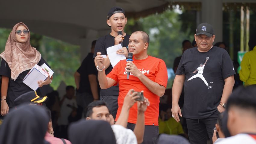 Pj. Bupati Langkat Faisal Hasrimy Resmikan Car Free Day: Membangkitkan Olahraga, Ekonomi dan Semangat Menuju PON XXI 2024