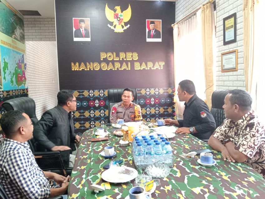 Kapolres-Ketua KPU Manggarai Barat Koordinasi Soal Persiapan Pilkada 2024