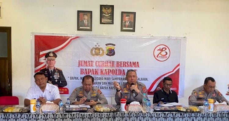 Warga Bonipoi Kota Kupang Keluhkan Sejumlah Persoalan saat Jumat Curhat