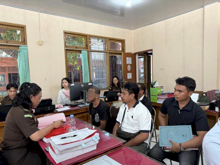 Berkas Lengkap, Pelaku Pembunuhan Rekannya di Kota Kupang Dilimpahkan ke JPU