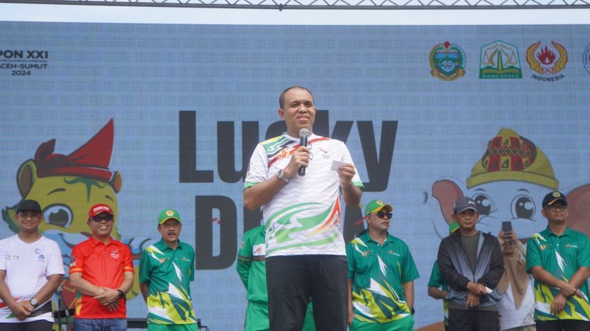 Pj. Bupati Langkat Faisal Hasrimy Hadiri Gebyar PON XXI Aceh-Sumut 2024: Sukseskan Pesta Olahraga Nasional