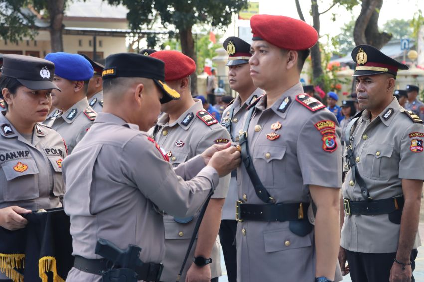 Ini pesan Kapolres Manggarai Barat saat Sertijab Wakapolres Hingga Kapolsek di Labuan Bajo