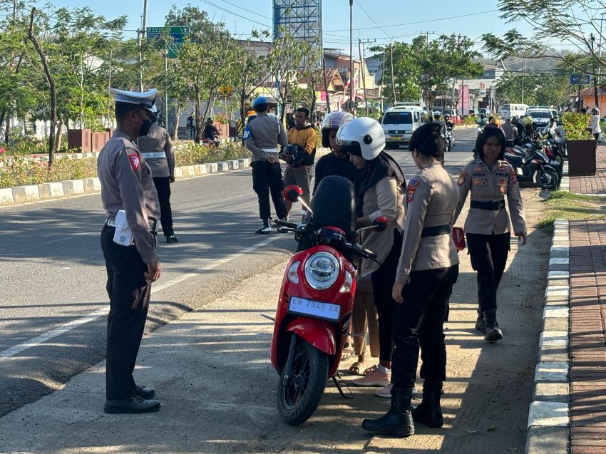 Ratusan Pelanggar Terjaring Operasi Zebra Turangga 2024 di Manggarai Barat