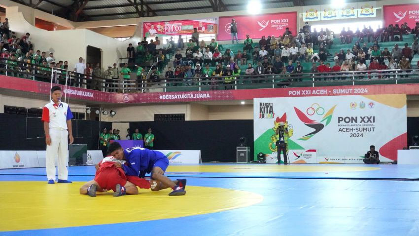 Kemeriahan PON Cabor Sambo di Langkat: Atlet Apresiasi Kesiapan GOR dan Atmosfer Hangat Masyarakat