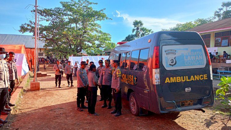 Puluhan Tim Kesehatan Polda NTT Layani Korban Gunung Lewotobi