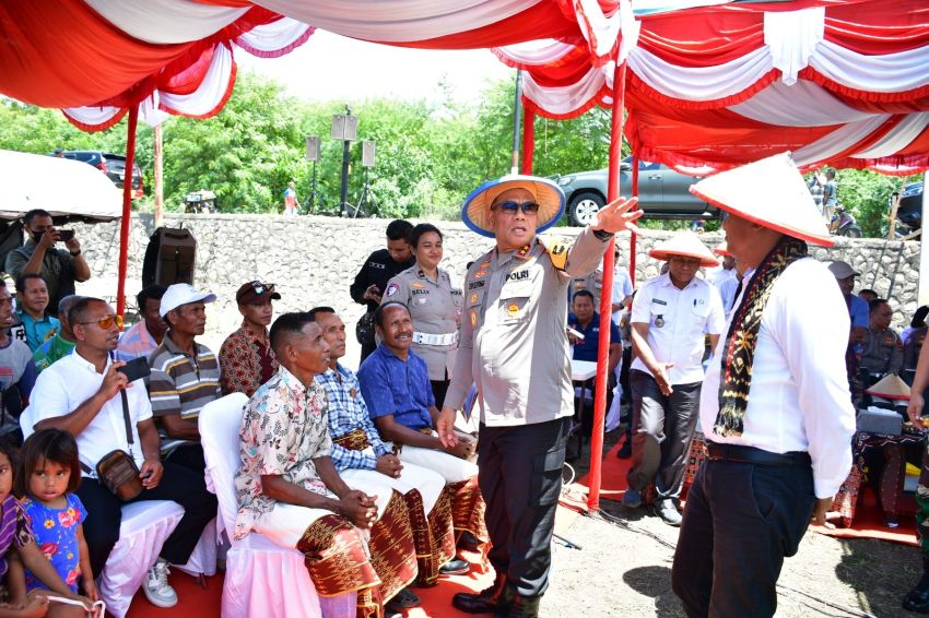 Masyarakat dan TNI-Polri di NTT Diajak Tingkatkan Ketahanan Pangan Lewat Pemanfaatan Lahan