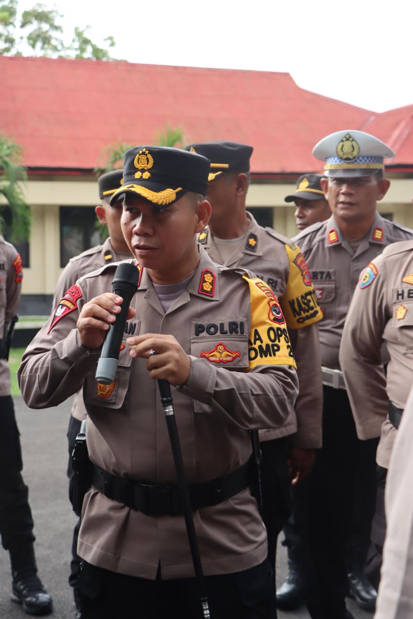 Kapolres Manggarai Barat Himbau Masyarakat Jaga keamanan Pasca Pilkada