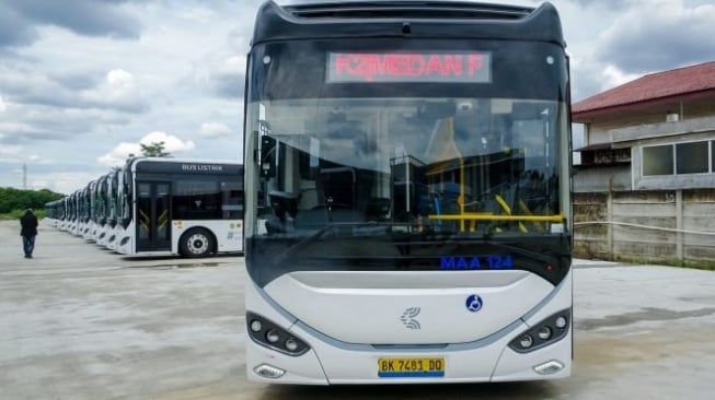 Tak Gratis Lagi! Segini Tarif Bus Listrik di Medan Terbaru 2025, Mulai dari Rp 3 Ribu