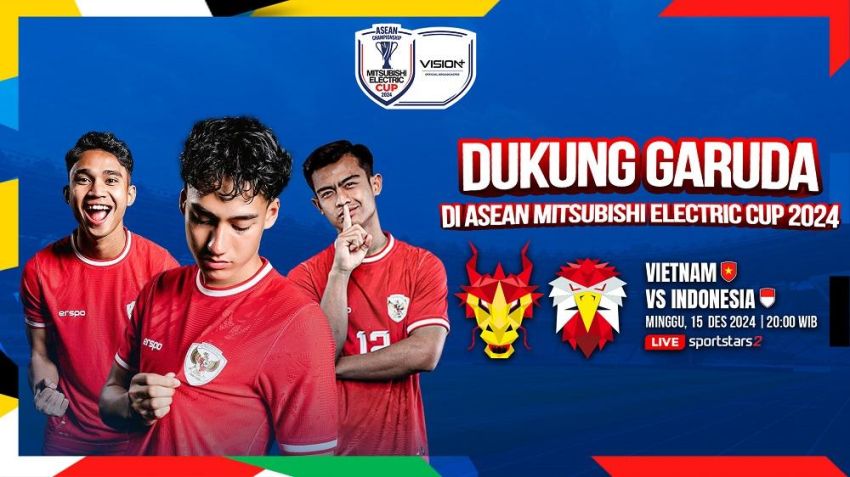 Link Live Streaming Timnas Indonesia vs Vietnam Piala AFF 2024 Malam Ini