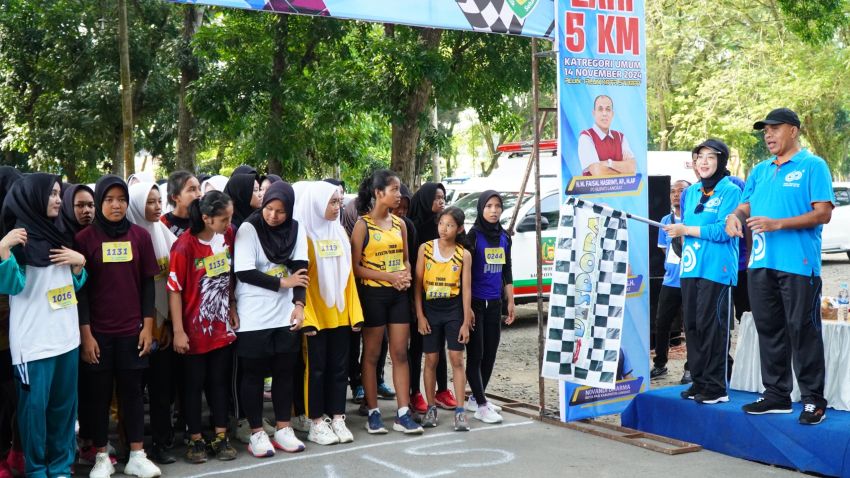 Pj Bupati Langkat Lepas Kejurkab Lari 5 KM, Dorong Prestasi Atletik Kabupaten