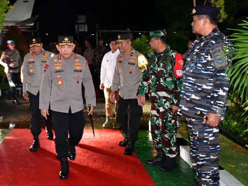 Kapolri Pantau Pengamanan Kunjungan Presiden RI ke Kupang