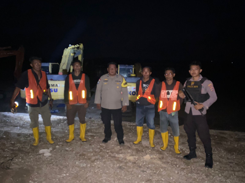 Proyek K-SIGN Dapat Dukungan Pengamanan Personel Polres Rote Ndao