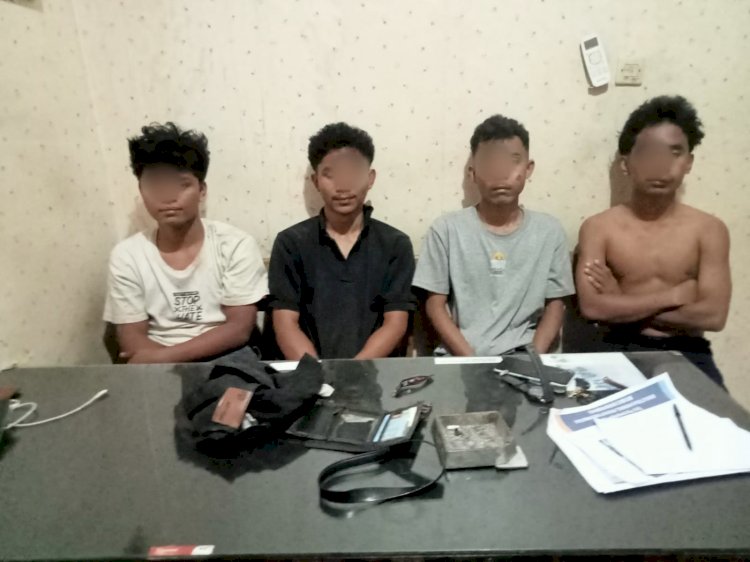 Ribut Pasca Mabuk Miras, Sejumlah Pemuda di Kupang Diamankan Polisi
