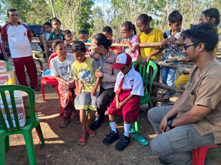 Prihatin Dengan Kisah Bocah Disabilitas, Kapolres TTU Gandeng Pemda Bangun Rumah Layak Huni