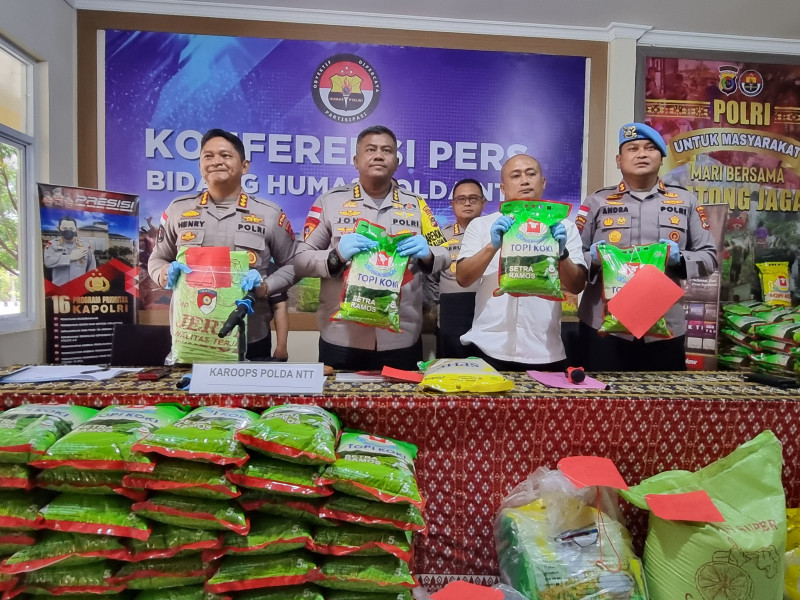Jual Beras Premium Berisi Kutu, Pimpinan Retail di Kupang Jadi Tersangka
