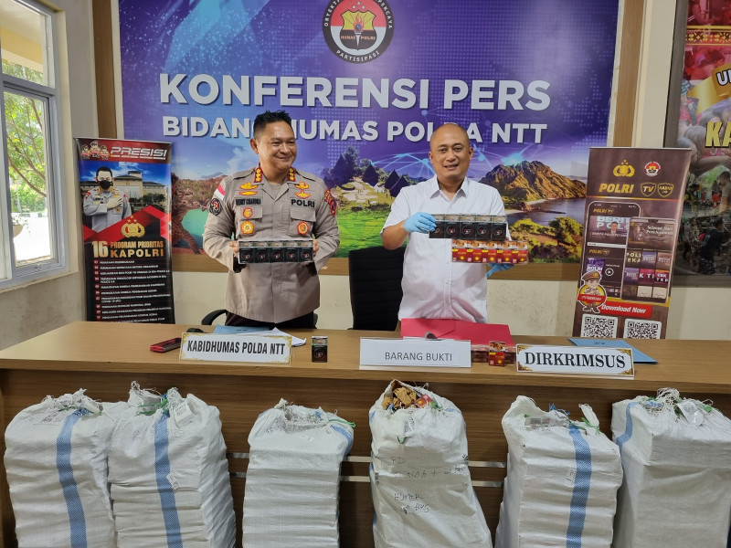 Polda NTT Koordinasi dengan Bea Cukai Tangani Rokok Ilegal