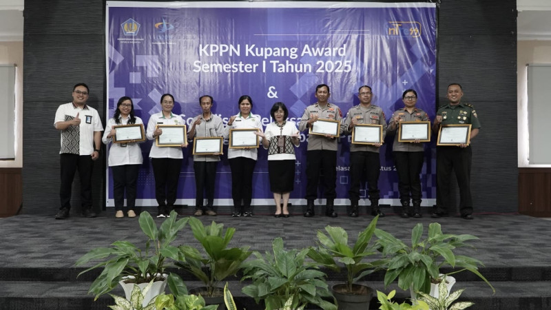 KPPN Beri Penghargaan Kinerja IKPA Terbaik Bagi Polres Rote Ndao