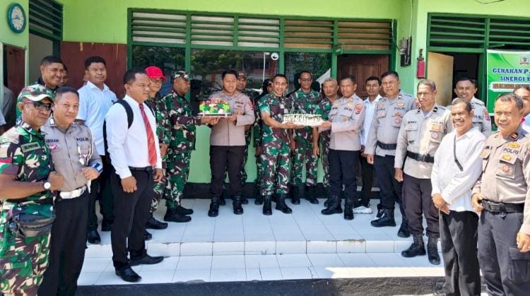 Bangun Sinergitas, Dua Kapolsek di Kota Kupang Sambangi Koramil Kupang