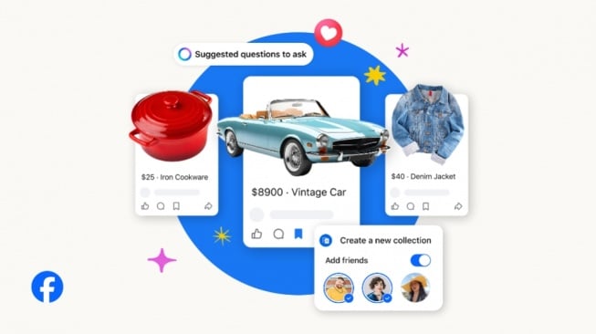 Meta Segarkan Facebook Marketplace dengan Fitur AI untuk Gaet Pengguna Muda