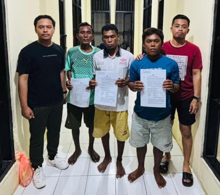 Tiga WNI Penyelundup WNA Asal China Ditahan Polres Rote Ndao