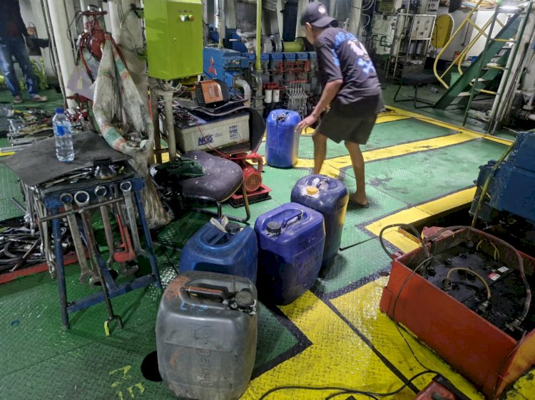 Operasi KRYD, Polres Alor Amankan Ratusan Liter Miras Sopi Kiser