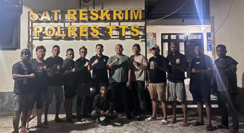 Kurang dari 24 Jam, Terduga Pembunuh Ayah Kandung di Kota Kupang Ditangkap di Kabupaten TTS