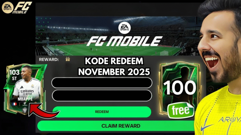 Klaim Pemain OVR 113 & Emote Eksklusif! Ini 24 Kode Redeem FC Mobile Terbaru 10 November 2025
